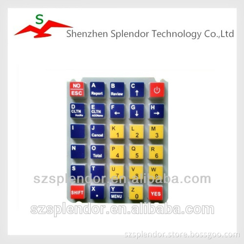 Silicone keypad, Rubber keypad for POS device